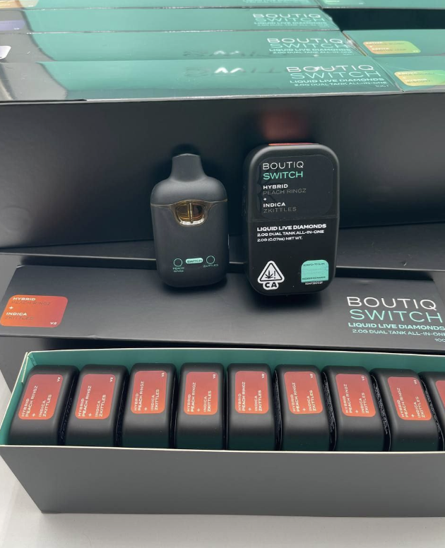Boutiq Switch Liquid Live Diamonds 2g Disposable Carts