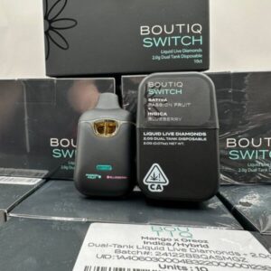 boutiq switch Sativa Passion Fruit Indica Blueberry1